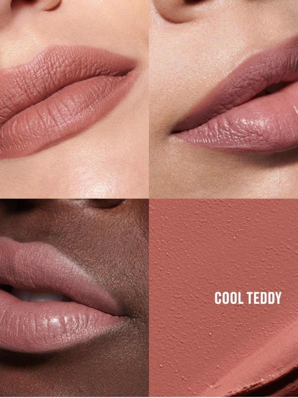 MAC Cosmetics Satin Matte Lipstick — Cool Teddy Deep Beige